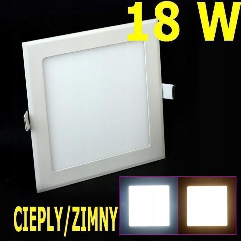 Lampa sufitowa Tech-Led PANEL LED 18W PLAFON SUFITOWY ZIMNY/CIEPŁY W-WA