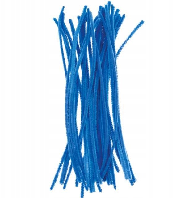 Druciki kreatywne niebieskie 40szt