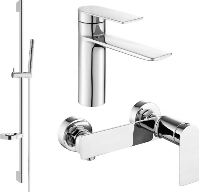 Mexen Mexen Zero DS70 zestaw prysznicowy, chrom - 71104DS70-00