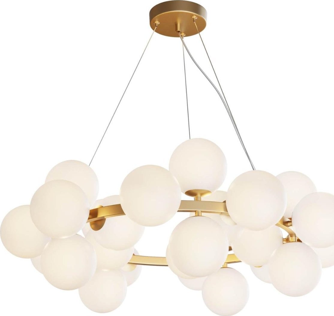 Lampa wisząca Maytoni Wisząca lampa molekułowa Dallas MOD545PL-25BS balls białe złote