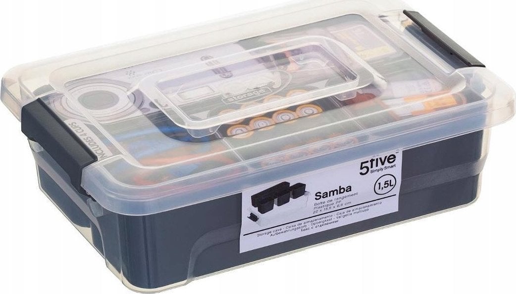 5five Organizer na drobiazgi SAMBA, 1,5L, tworzywo sztuczne