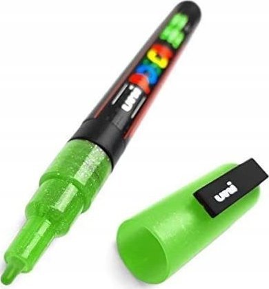 Uni Marker POSCA PC-3ML BROKATOWY ZIELONY