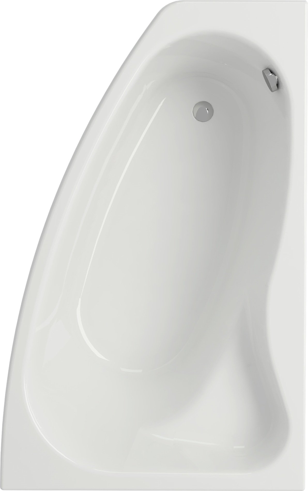 Wanna Cersanit Sicilia narożne asymetryczna prawa 160 x 100cm (S301-037)