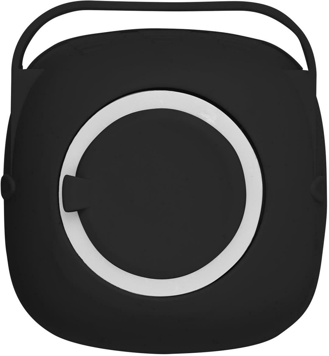 INTESI SZCZOTKA DO NACZYŃ Z POJEMNIKIEM NA PŁYN CZARNA