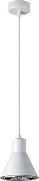 Lampa wisząca Lumes Biała punktowa lampa wisząca loft - S170-Koria