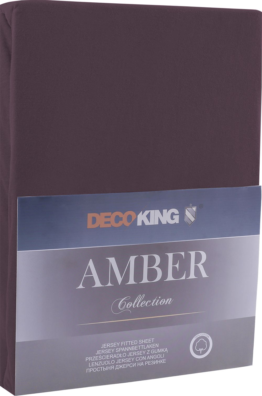 Decoking Prześcieradło Amber Chocolate r. 200x220 cm