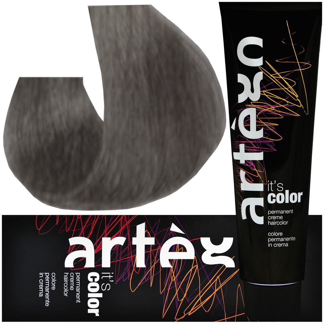 Artego Its Color Farba do włosów w kremie 150ml Intensywny Popielaty Jasny Blond (8.11-8AA)