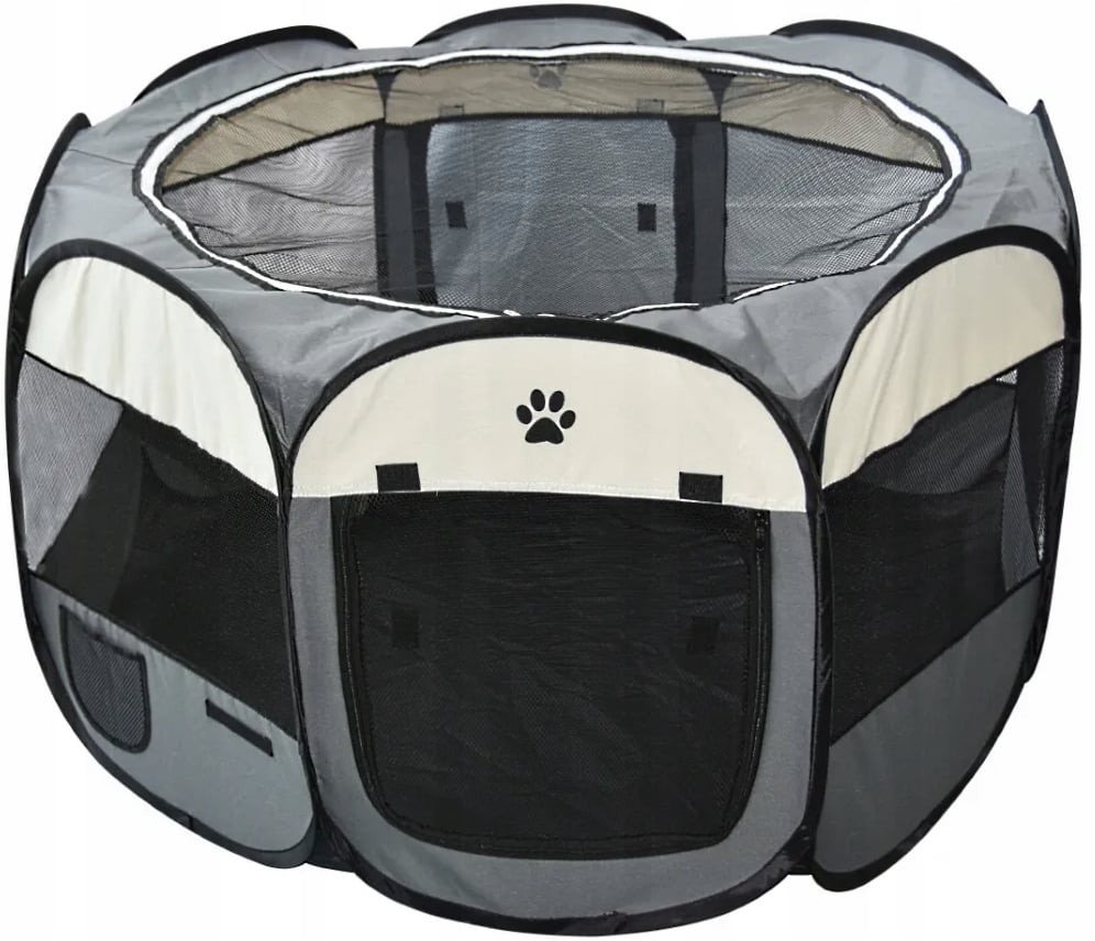 DUŻY SKŁADANY KOJEC ZAGRODA LEGOWISKO KLATKA DLA PSA KOTA SZCZENIĄT 125 XXL