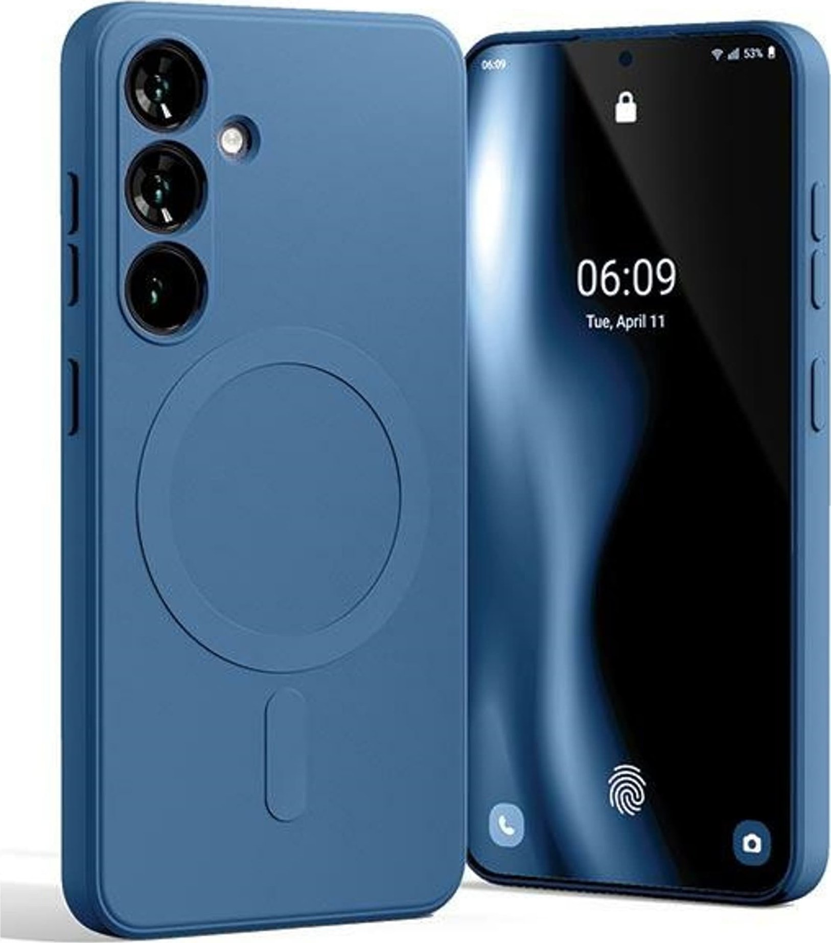 Mercury Mercury MagSafe Semi-Silicone Sam S24 S921 niebieski /blue