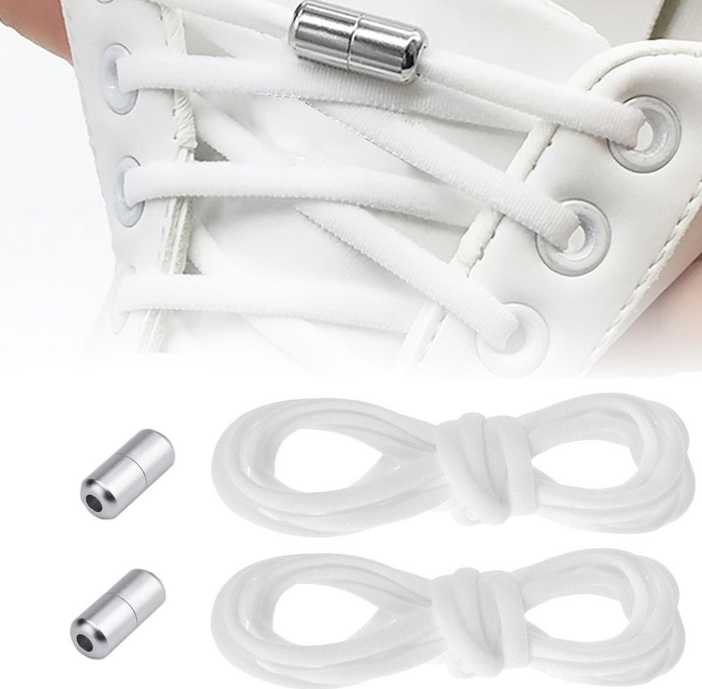 Verk Sznurówki bez wiązania do butów obuwia elastyczne gumowe sznurowadła 100cm Sznurówki bez wiązania do butów obuwia elastyczne gumowe sznurowadła 1