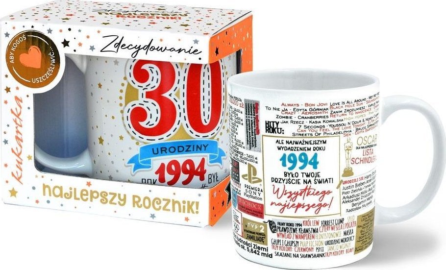Kubek Premium Q Urodziny 30 (roczniki)