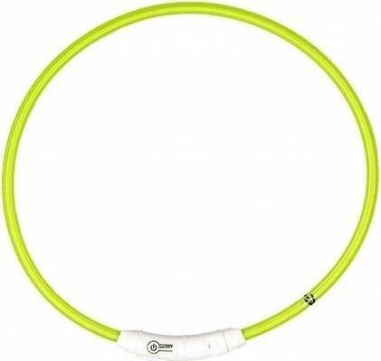 Duvo+ DUVO+ OBROŻA ŚWIECĄCA USB NYLON GREEN 65cm