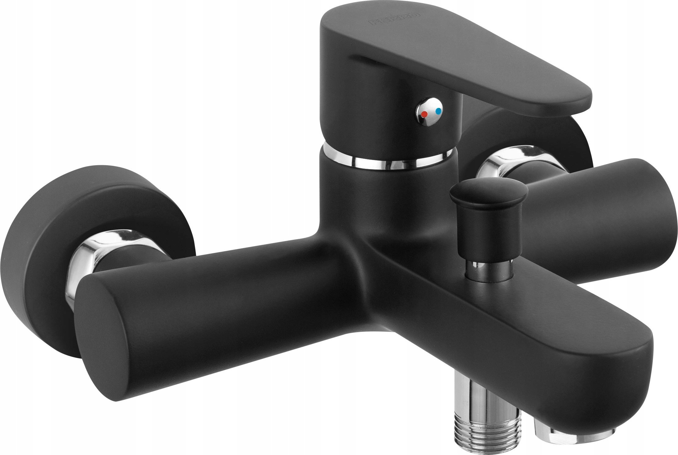 Bateria wannowa Ferro BAT. ALGEO WANNOWA CZARNA,BEZ NATRYSKU FERRO // BF.BAG1BL