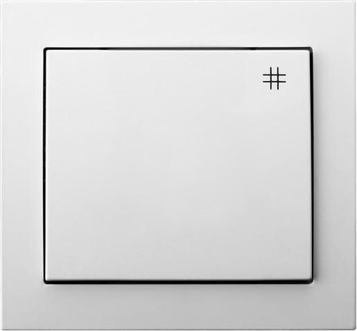 Ospel Łącznik krzyżowy Kier pojedynczy biały (ŁP-4W/00)