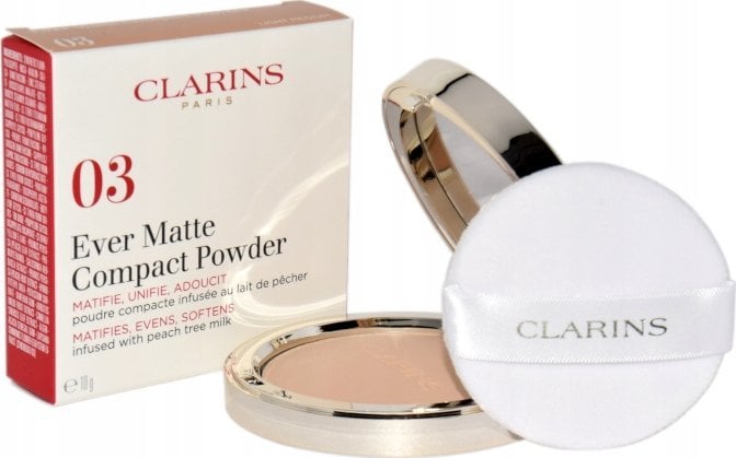 Clarins CLARINS EVER MATTE COMPACT POWDER 03 LIGHT MEDIUM