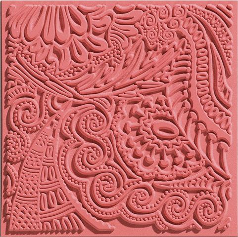 The Clay and Paint Factory Płytka z teksturą Chwile 9x9 cm