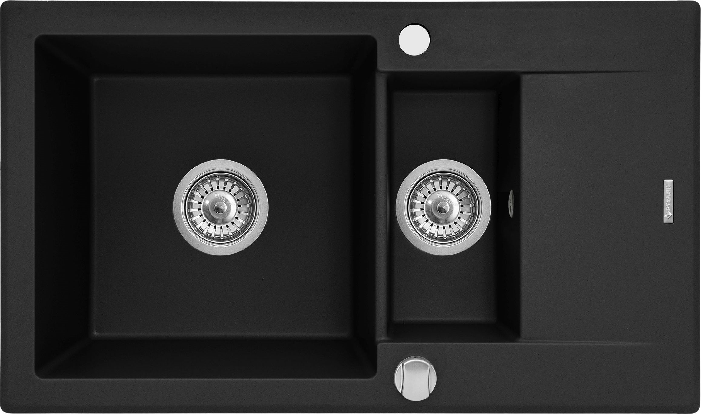 Zlewozmywak Pyramis Zlew KORFU 78x46 1 1/2B 1D volcano 070167401