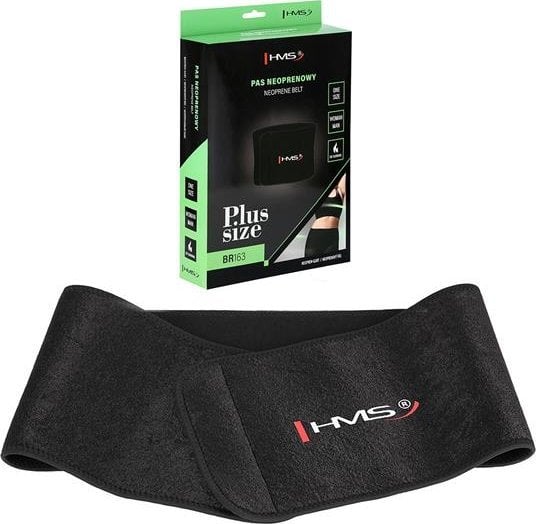 HMS BR163 PAS NA BRZUCH WYSZCZUPLAJĄCY BLACK PLUS SIZE HMS