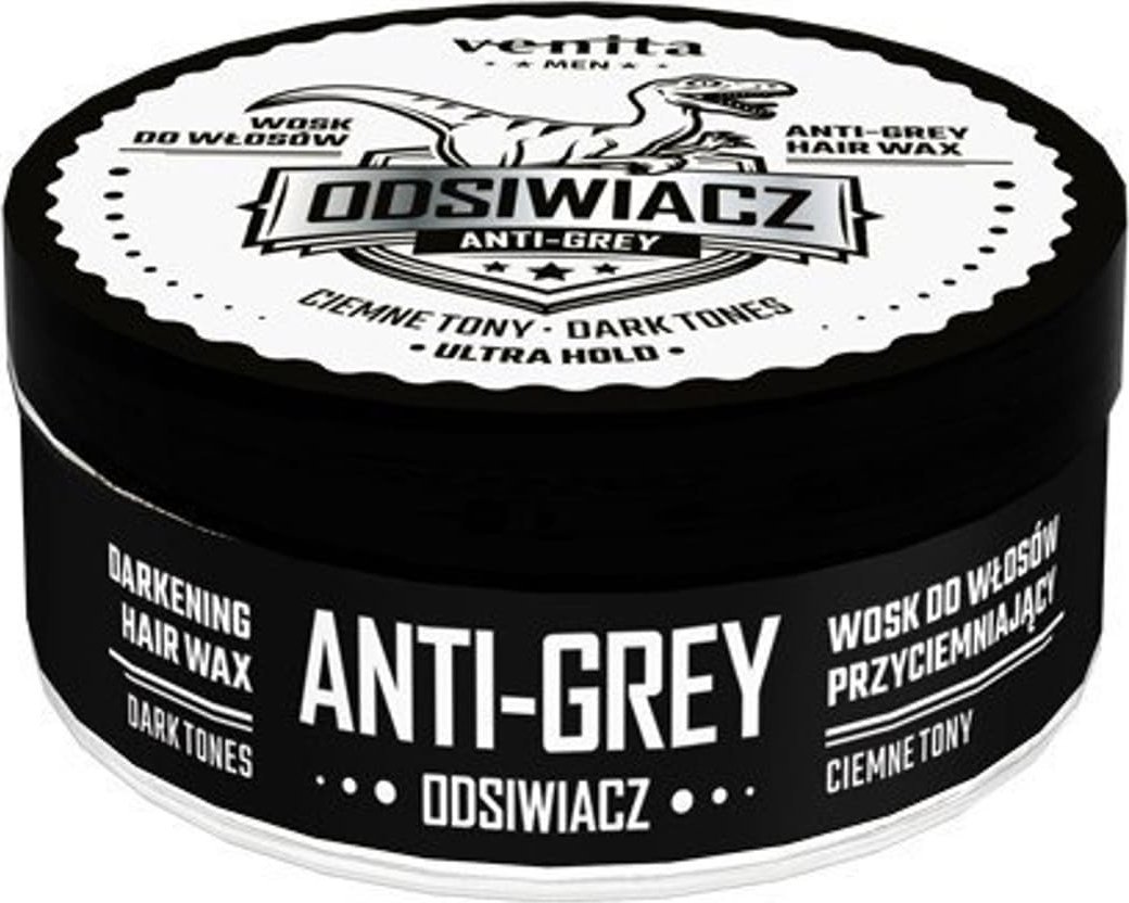 Venita Men Wosk przyciemniający do włosów siwych - ciemne tony 75g