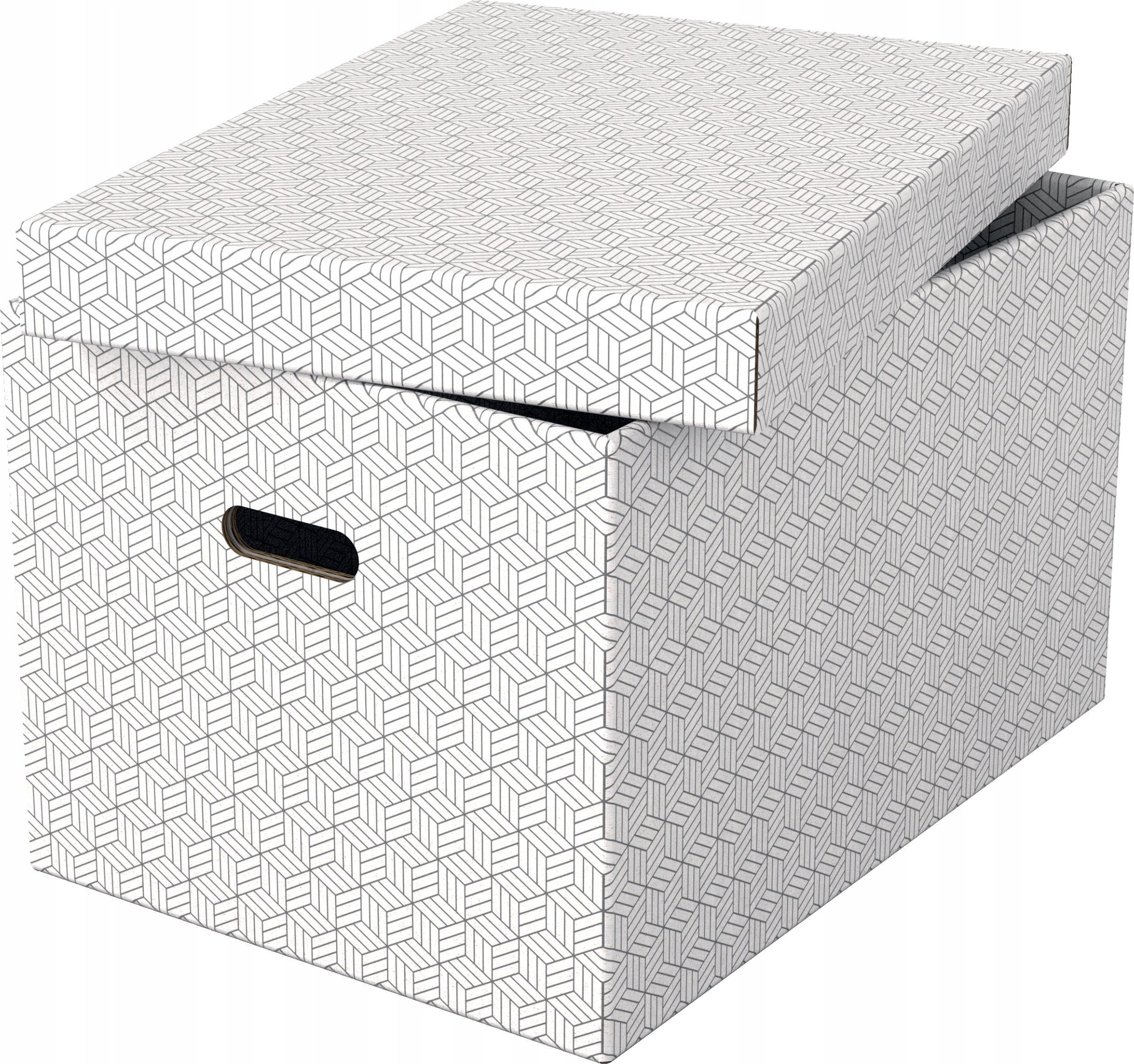 Esselte Esselte 628286, Storage box, White, Rectangular, Cardboard, Pattern, Indoor