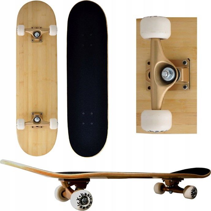 Deskorolka KIAMO Deskorolka profesjonalna KLASYCZNA Bambusowa ABEC7