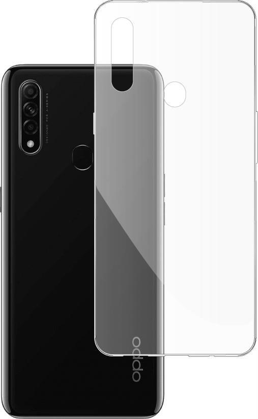 etumi Etui Do Oppo A31 2020 Gumowe Slim Clear View Pokrowiec Ochronny / Futerał Obudowa / Ochrona Clear Cover Bezbarwne Slim Case0154