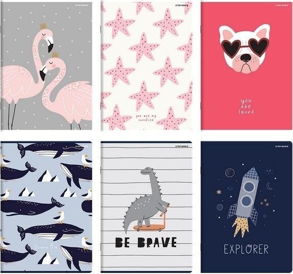 Zeszyt A4/32K kratka Megamix (10szt) TOP2000