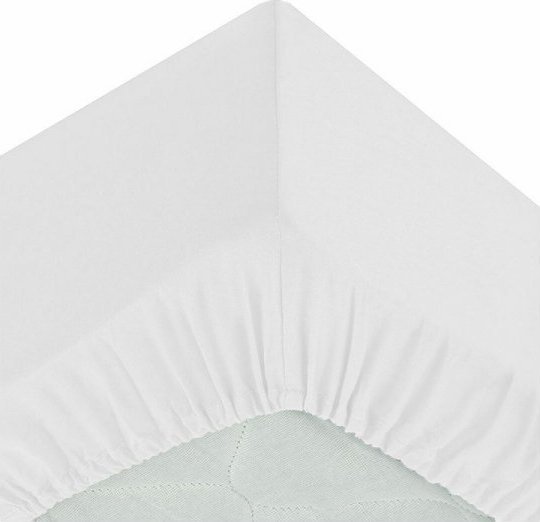 Atmosphera Dopasowane dolne prześcieradło Atmosphera Biały (90 x 190 cm)