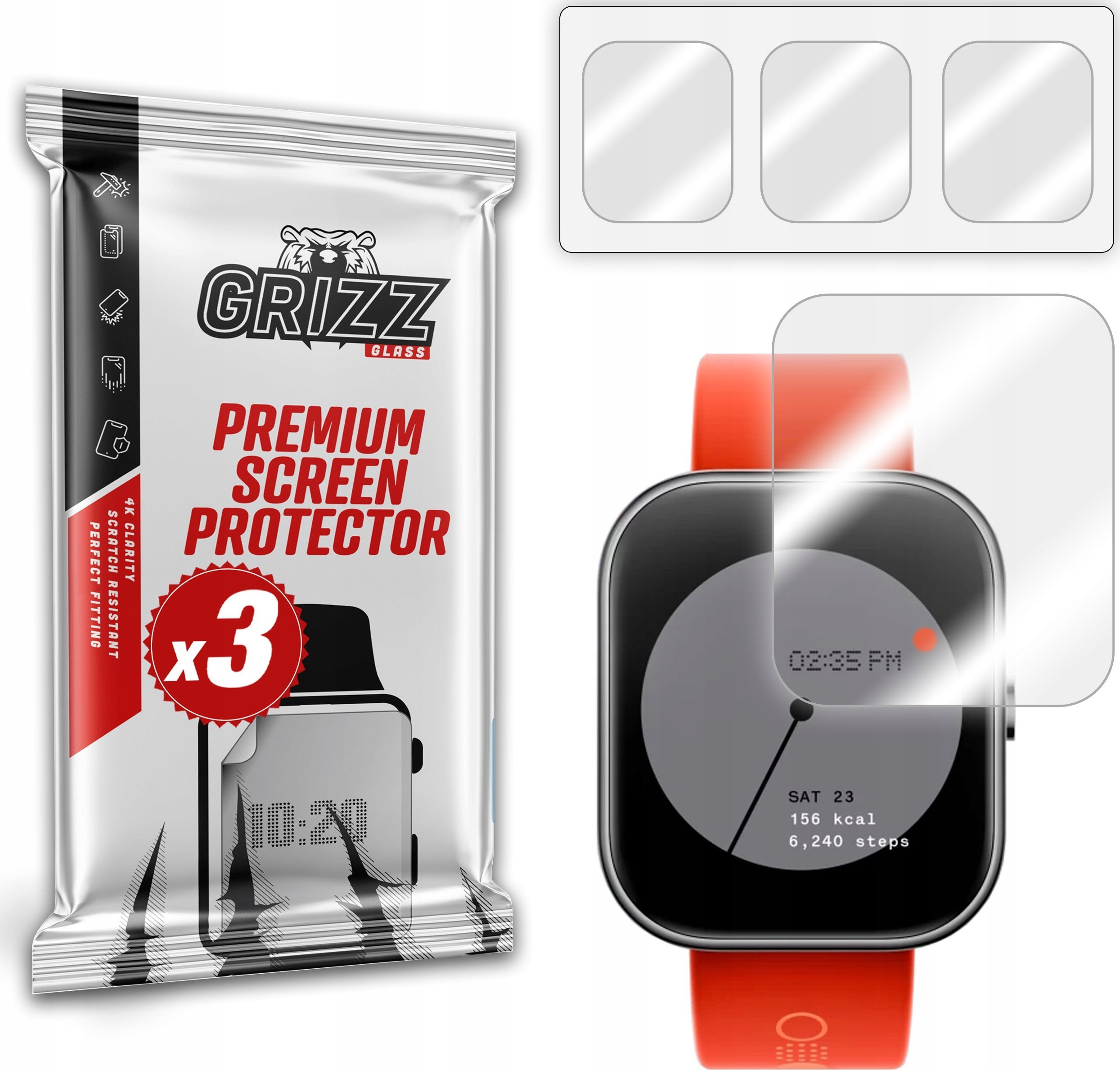 GrizzGlass Folia hydrożelowa GrizzGlass Hydrofilm do Nothing CMF Watch Pro