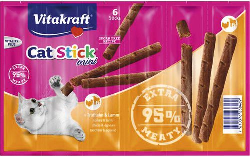 Vitakraft CAT STICK MINI INDYK+JAGNIE