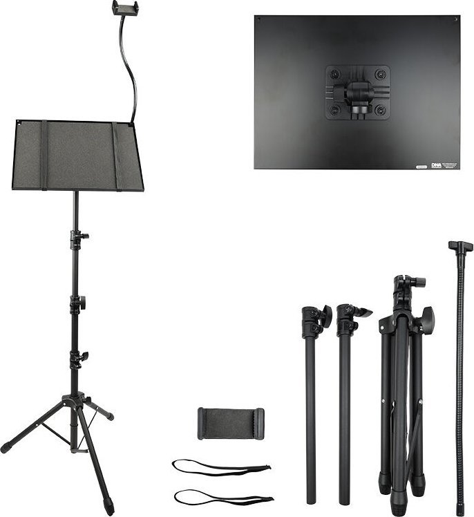 DNA DNA PLS1 statyw pod laptop mikser rzutnik do 10 kg stal uchwyt do smartfona opaski zabezpieczające