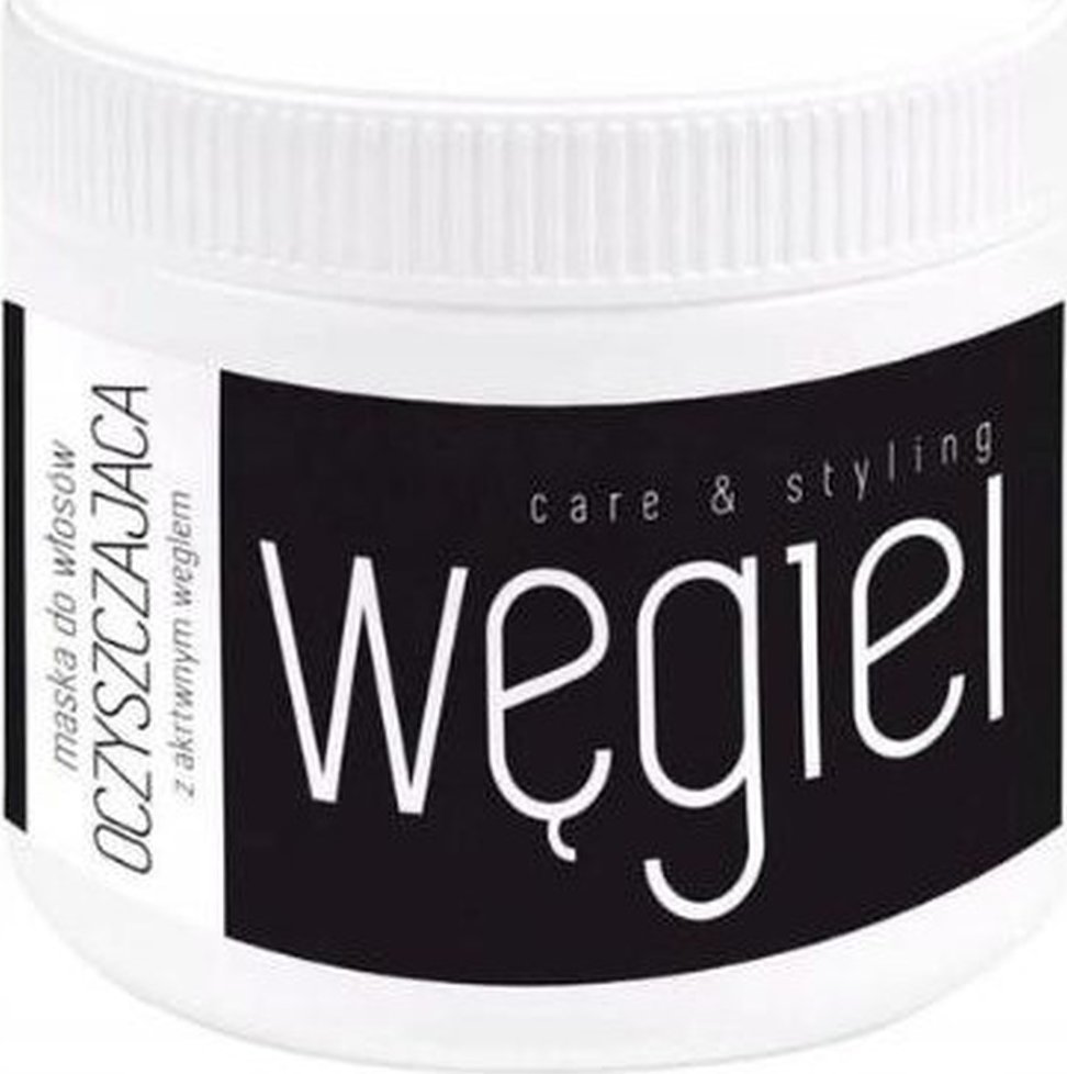 Loton Care&Styling Oczyszczająca maska do włosów z aktywnym węglem 500g