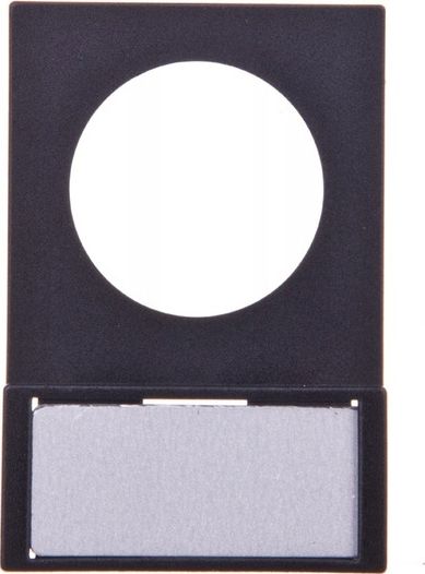 Eaton Ramka opisowa czarna prostokątna bez nadruku Q25TS-02 (046185)