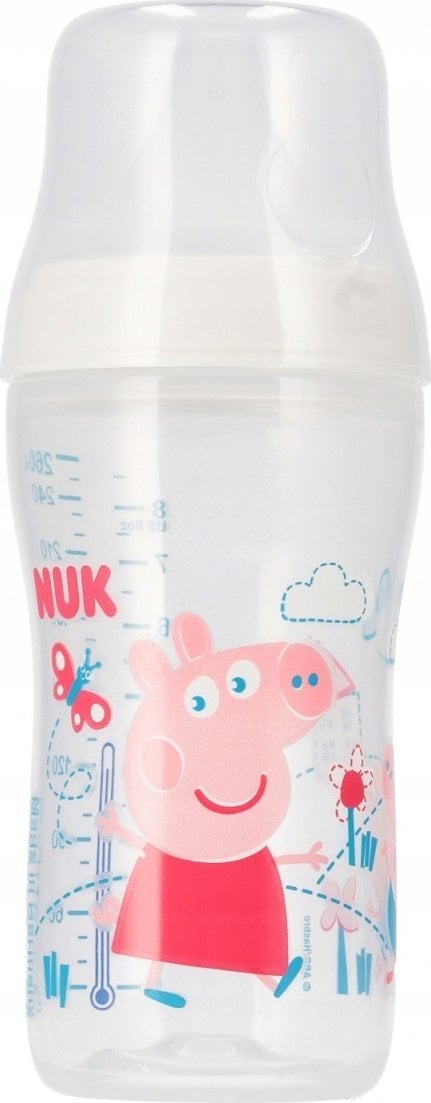 NUK NUK Perfect Match Peppa Pig PP Flasche 260ml, weiß