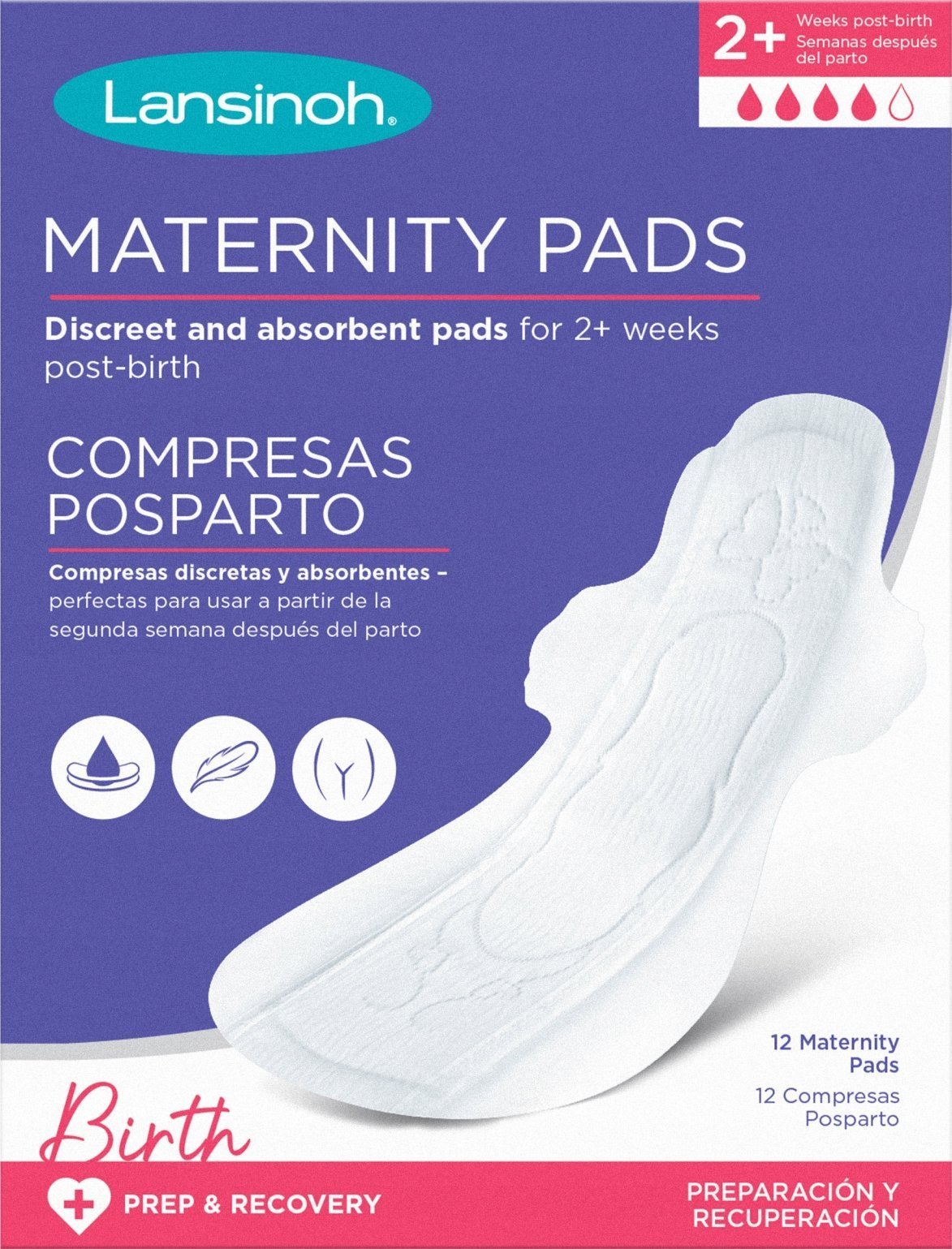 Lansinoh Miękkie podkłady poporodowe - zestaw 10 sztuk