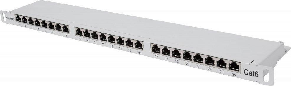 Intellinet Network Solutions Patch panel 19" 0.5U 24x RJ45 Kat. 6 FTP (I-PP 24-RS-C6GH)
