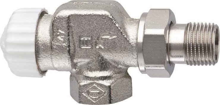 Heimeier Zawór termostatyczny V-exakt II DN15 niklowany, kapa biała osiowy