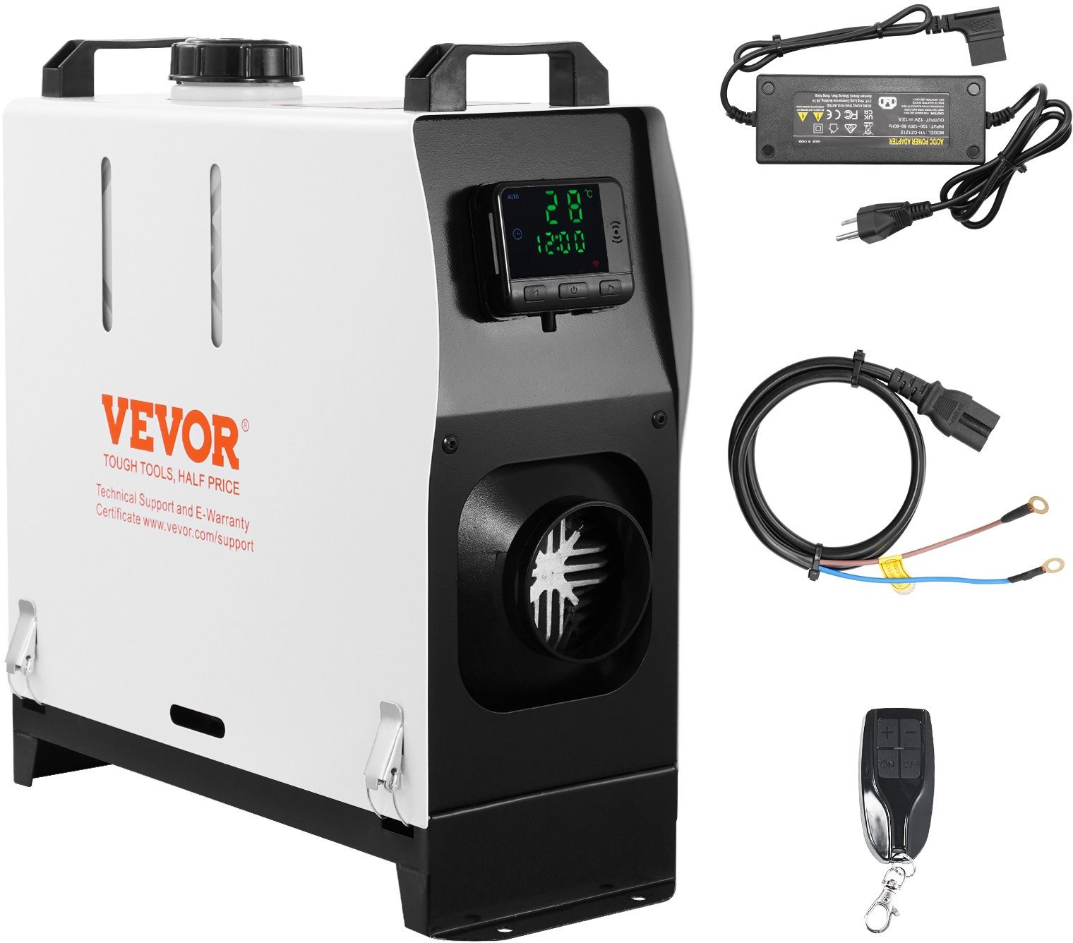 Nagrzewnica Dieslowska 5-8KW z Dwoma Źródłami Zasilania