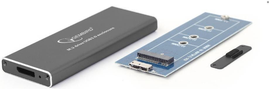Kieszeń Gembird USB 3.0 - M.2 SATA SSD (EE2280-U3C-01)