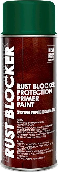 DECO COLOR Farba do metalu na rdze zielona RAL 6005 RUST BLOCKER
