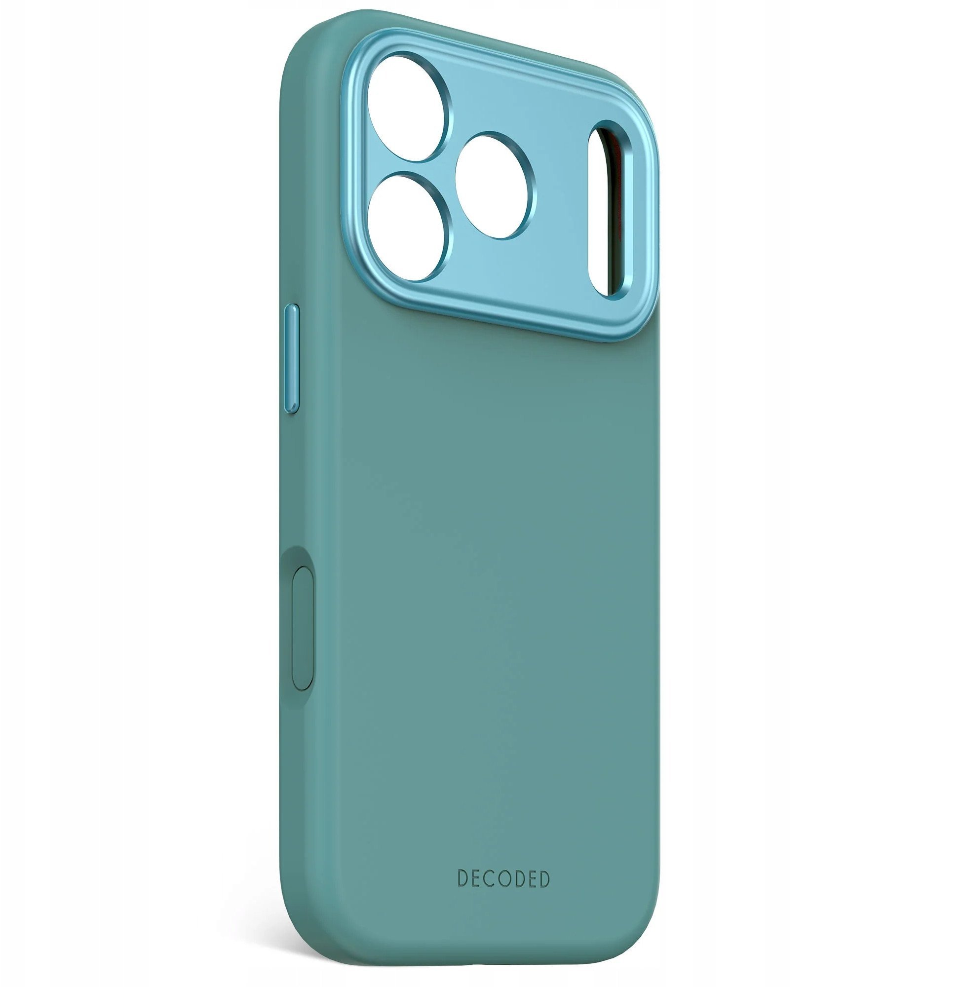 Decoded AntiMicrobial Silicone Backcover - silikonowa obudowa ochronna do iPhone 17 Pro kompatybilna z MagSafe retro blue