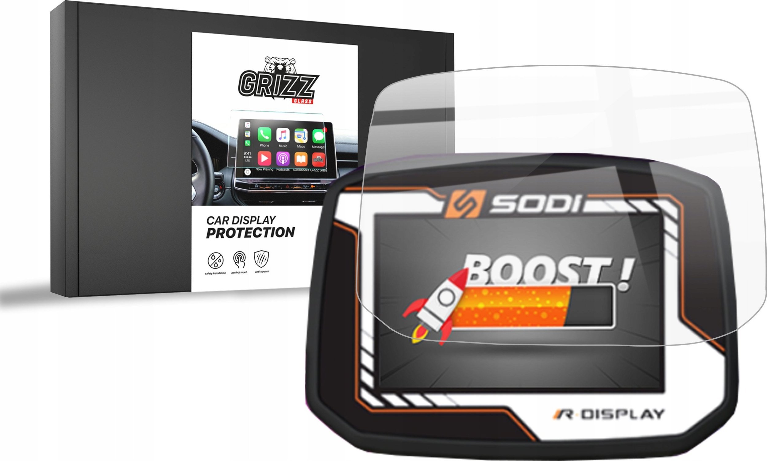 Folia ceramiczna GrizzGlass CarDisplay Protection do Sodi LRX2