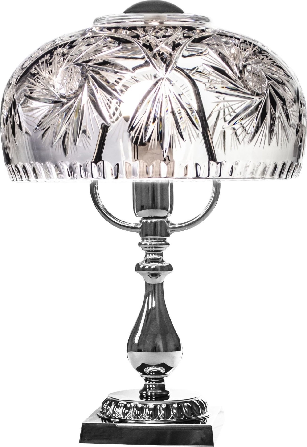 Lampa podłogowa Crystal Julia Crystal Julia Elegancka lampa kryształowa stojąca chrom 32 cm
