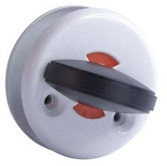 ESCUTCHEON 0350 STEEL BATHROOM WHITE