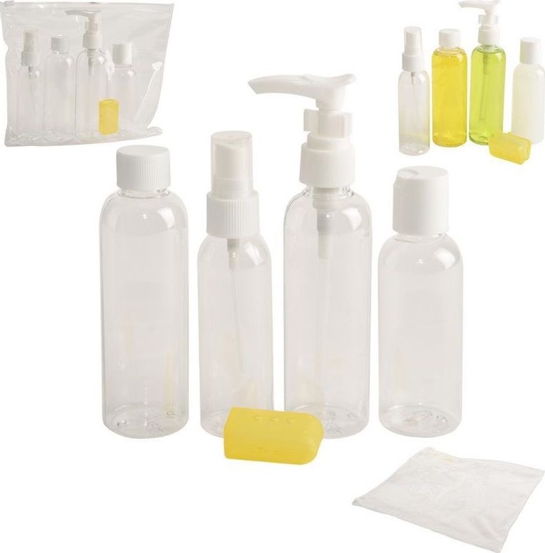 Orion Zestaw podróżny / lotniczy na kosmetyki 8 el. uniwersalny