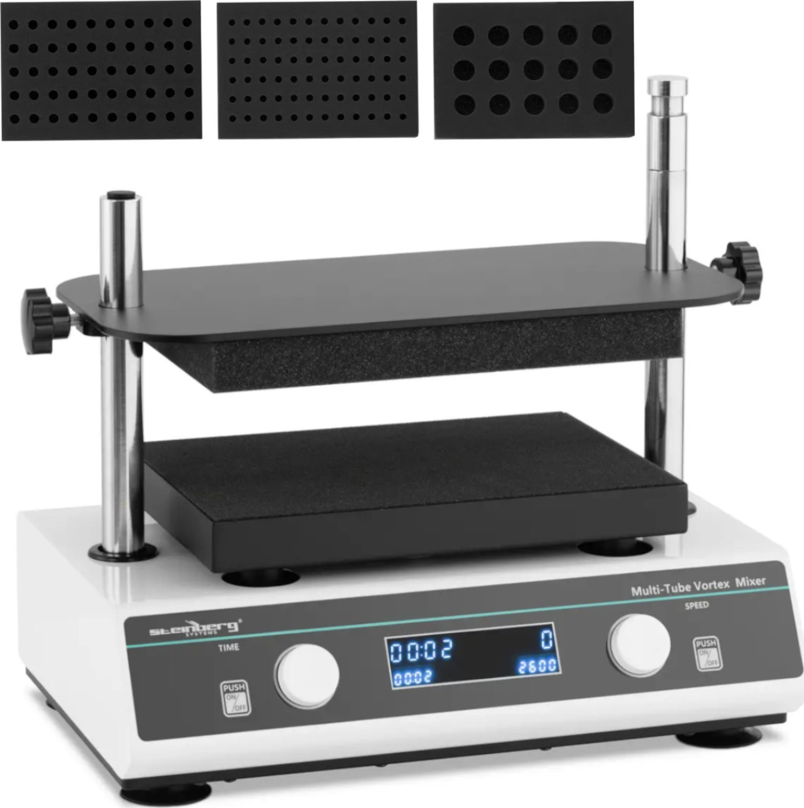 Steinberg Wytrząsarka laboratoryjna vortex LCD 500 - 3000 obr./min 100 W Wytrząsarka laboratoryjna vortex LCD 500 - 3000 obr./min 100 W