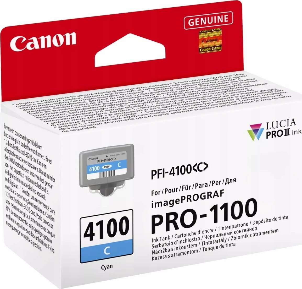Tusz Canon Tusz PFI-4100 C Cyan 6778C001