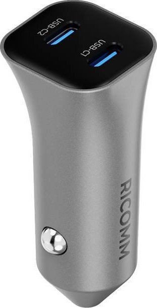 Ładowarka Ricomm Ładowarka samochodowa 40W Ricomm RA401 2xUSB-C