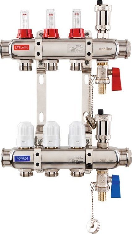 Onnline ROZDZIELACZ ONNLINE INOX 2 OBIEGI K5