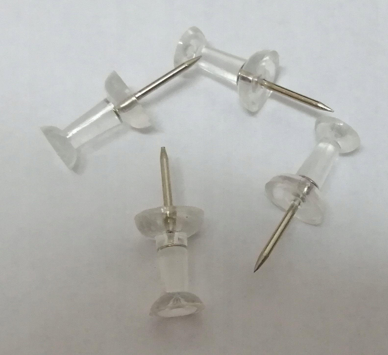 Grand Pinezki do tablic korkowych beczułki przeźroczyste 100 szt.